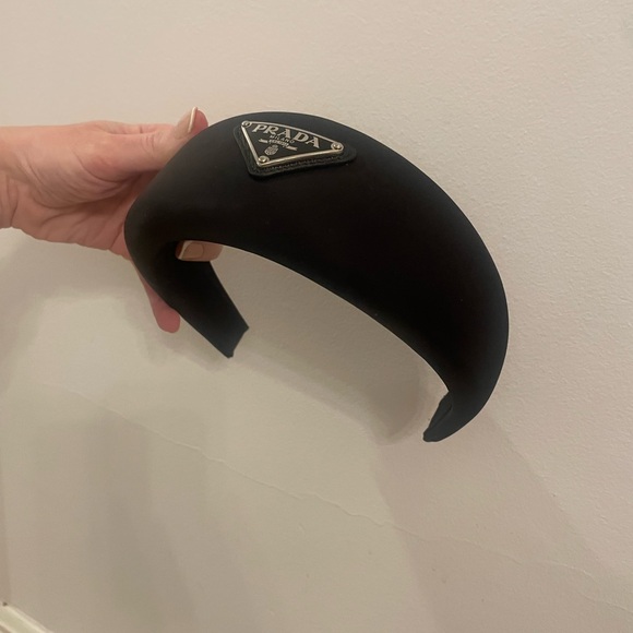 Prada Black Logo Headband - Picture 6 of 8